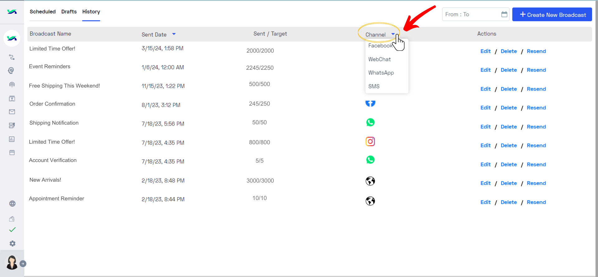 Web filter the broadcasts by channe.png